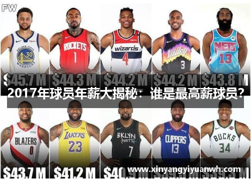 2017年球员年薪大揭秘：谁是最高薪球员？
